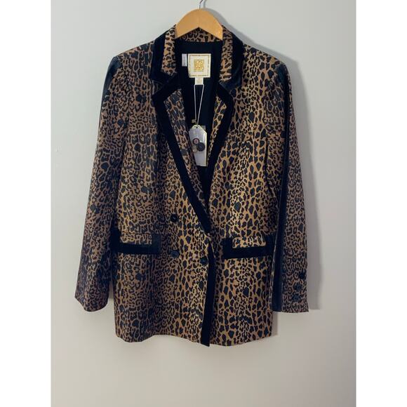Emily McCarthy Bristol Blazer - Lady Leopard NWT size medium - Picture 4 of 9
